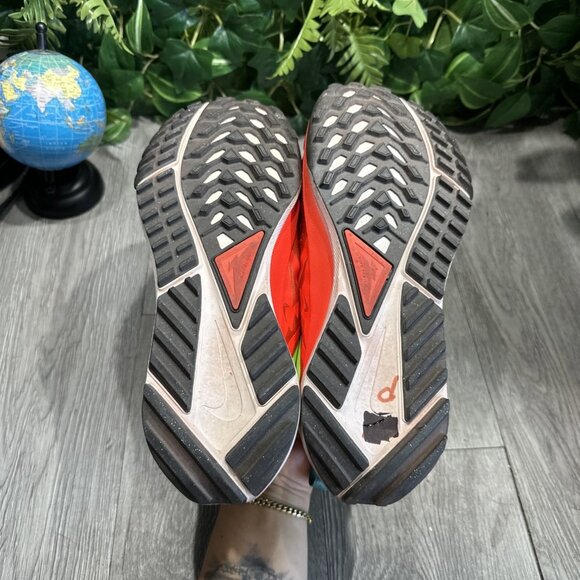 Nike React Pegasus Trail 4 Low Red Athletic Running Shoes DJ6159-801 Womens 8.5 - Picture 7 of 10